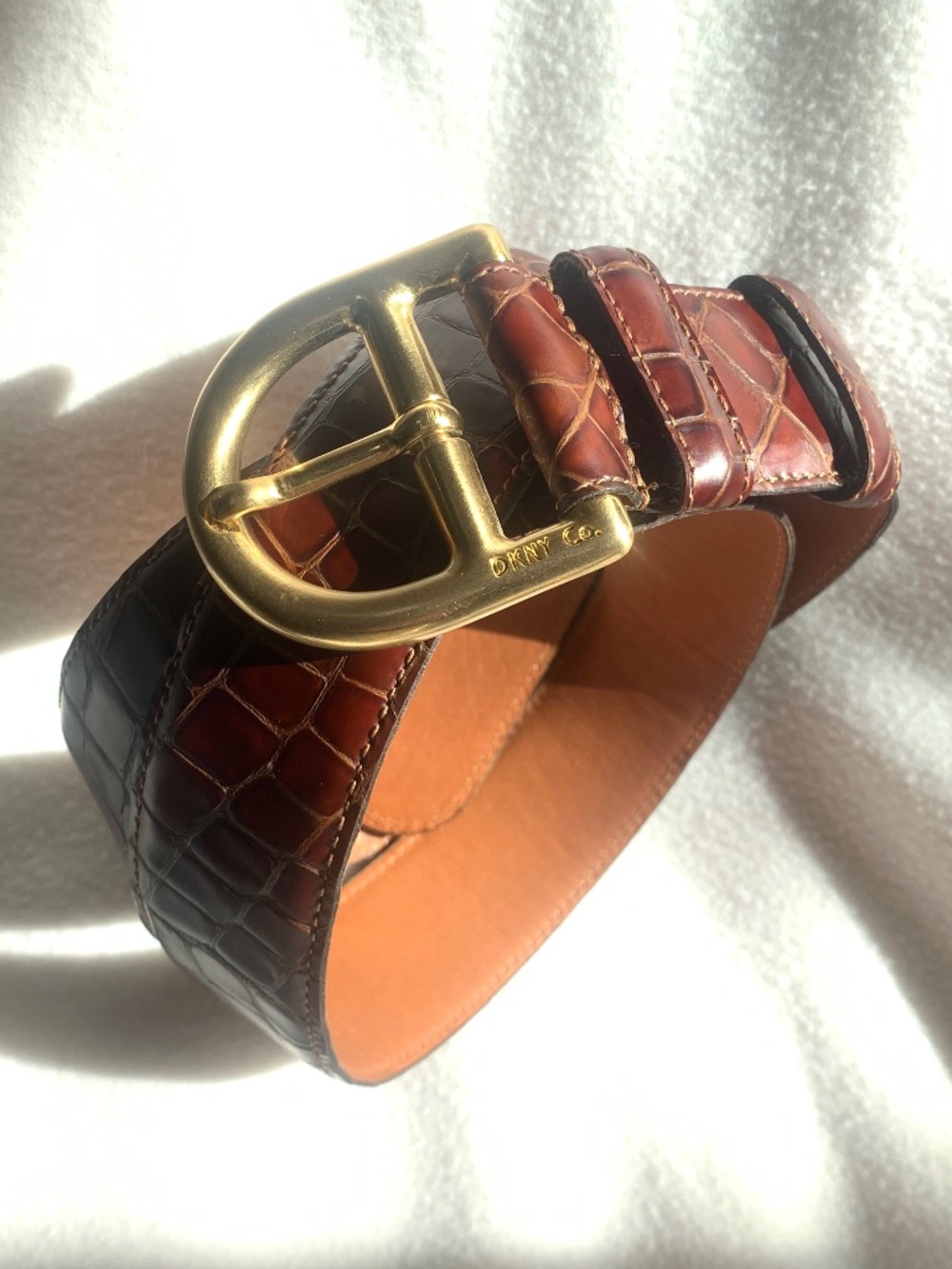 Vintage Donna Karan Brown Belt